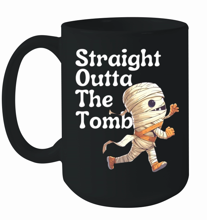 Funny Typographic Mummy Design Ceramic Mug