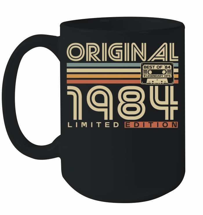 Original 1984 Vintage Retro 40th Birthday Ceramic Mug