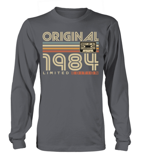 Original 1984 Vintage Retro 40th Birthday Long sleeved Unisex