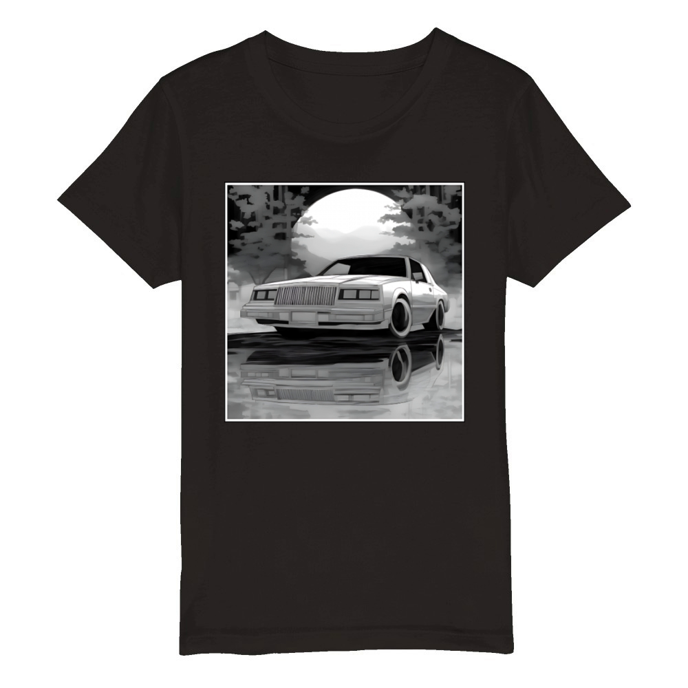 Buick Regal at Night Organic Kids Crewneck T-shirt