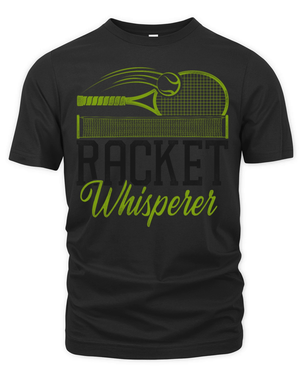 Funny Tennis Player Racket Pun Organic Unisex T-shirt