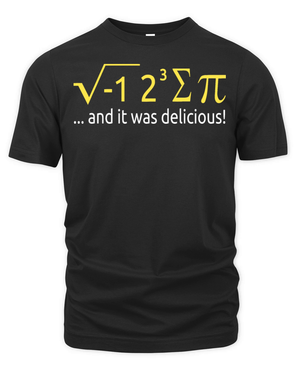 I Ate Some Pie And It Was Delicious 8 Pi Day 2BK10 Organic Unisex T-shirt