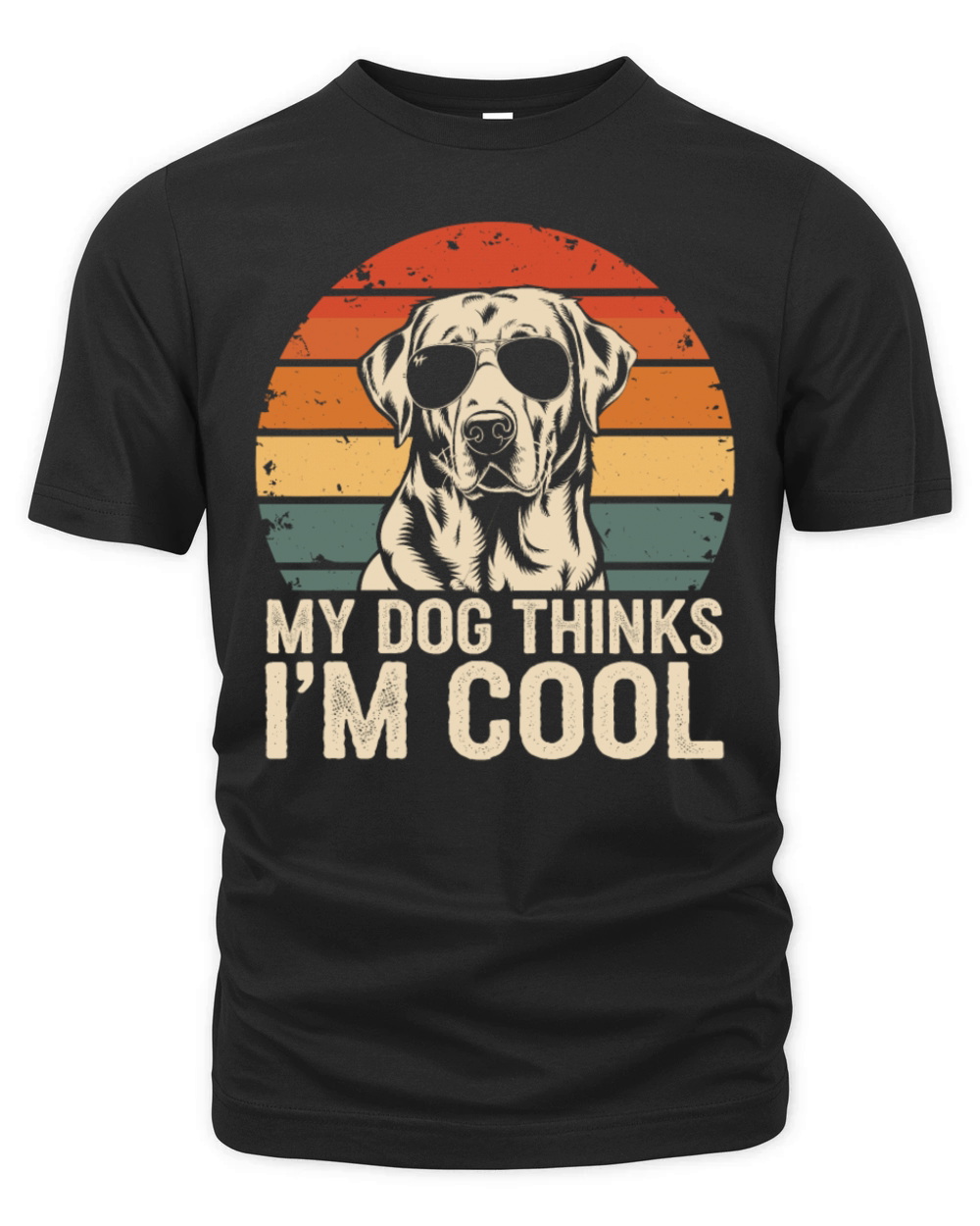 Labrador Retriever My Dog Thinks Im Cool Organic Unisex T-shirt