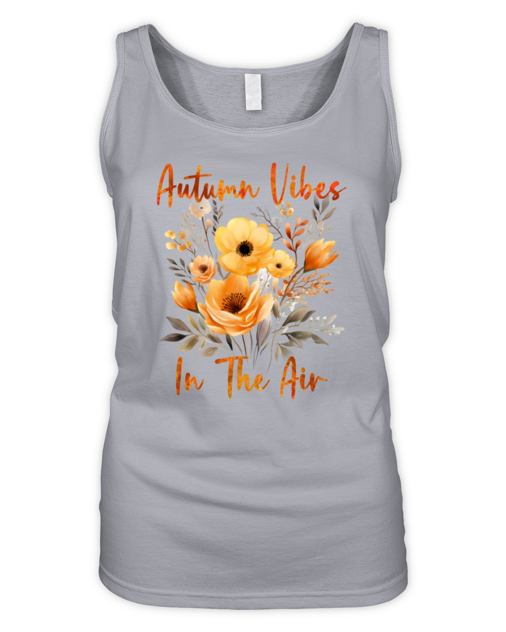 Autumn Vibes in the Air - Fall Season Organic Women's Tank Top