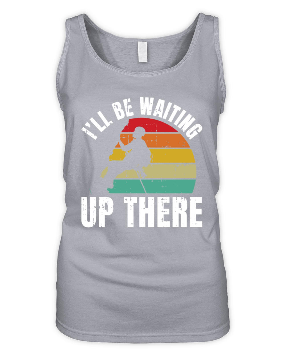 Ill Be Waiting Up There Organic Women's Tank Top