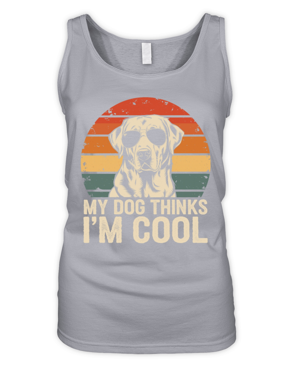 Labrador Retriever My Dog Thinks Im Cool Organic Women's Tank Top