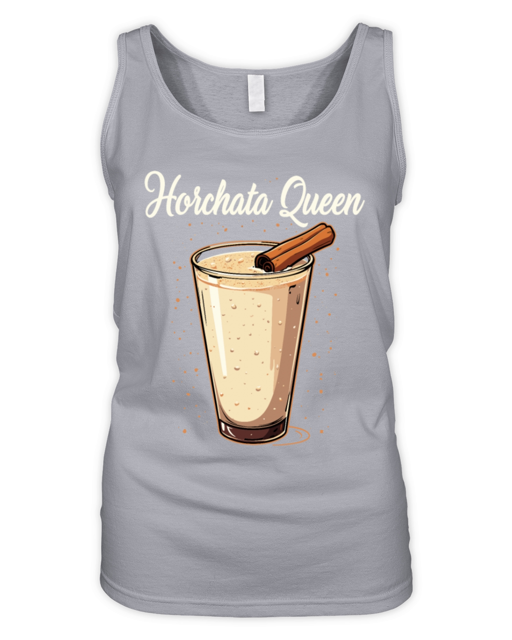 Vintage Retro Style Horchata Mexican Drink Summer Organic Women's Tank Top