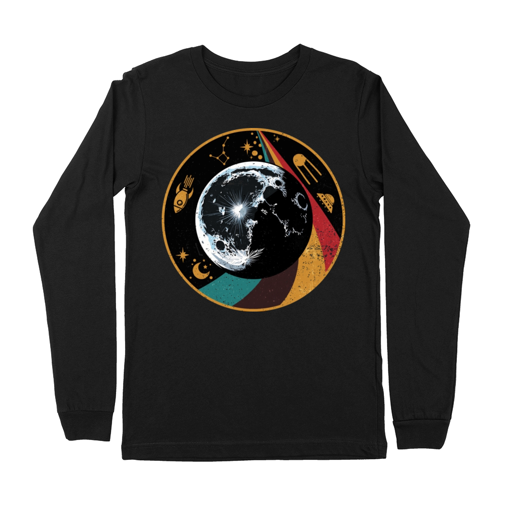Moon - Planet Vintage Premium Long Sleeve