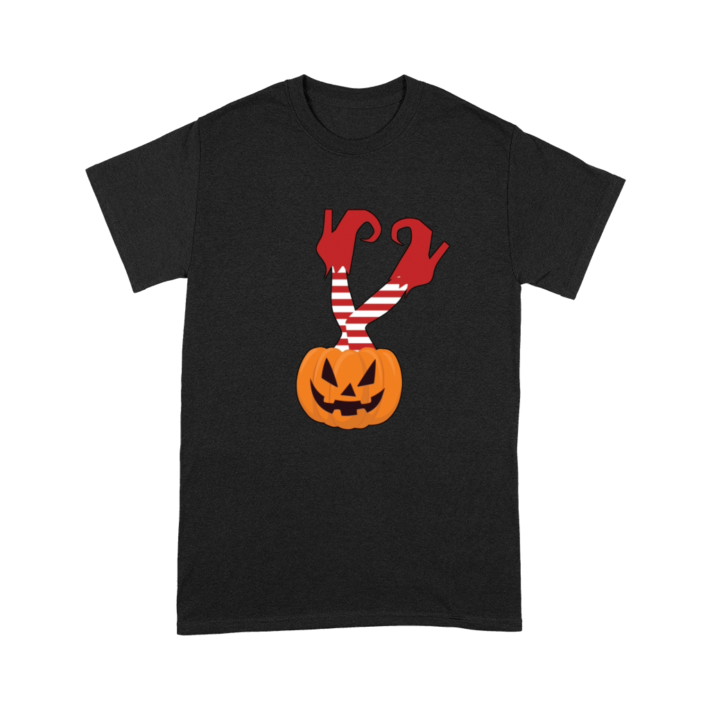 Pumpkin Witch Legs Wicked Retro Halloween Movie Premium T-shirt