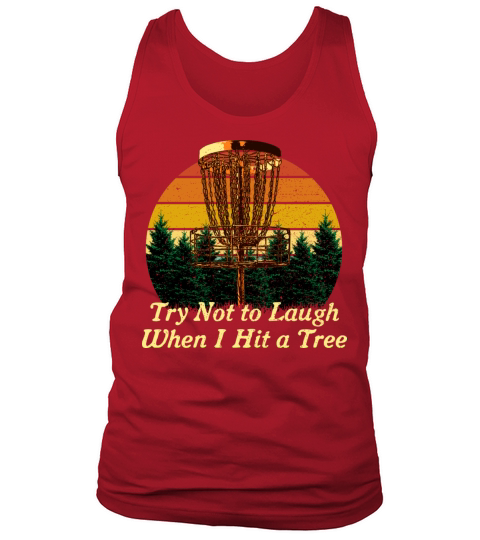 Try Not to Laugh Disc Golf Sayings Golfer Quotes F Tank Top Unisex