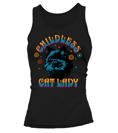 childlss cat lady for kamala harris 2024 Tank top Woman