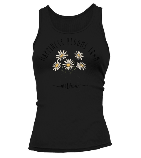 Inner Happiness Vintage Daisy Flowers Tank top Woman