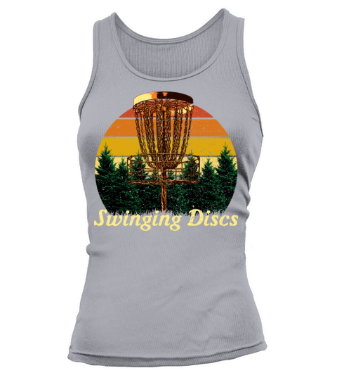 Swinging Discs in Baskets Sports Disc Golf Games G Tank top Woman