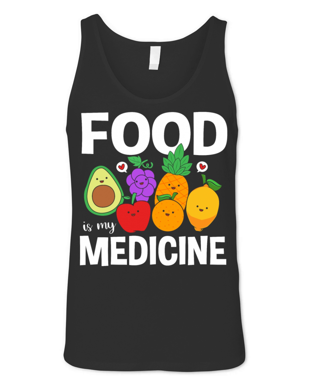 Fruit Healthy Diet Nutritionist Food Is Medicine Unisex Jersey Tank