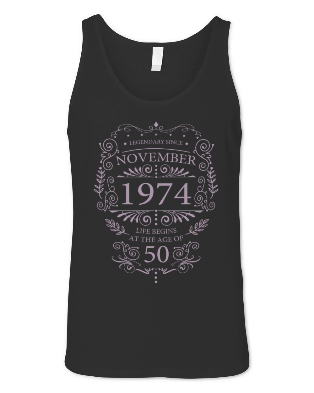 Legendary since 1974 50th birthday vintage look Unisex Jersey Tank