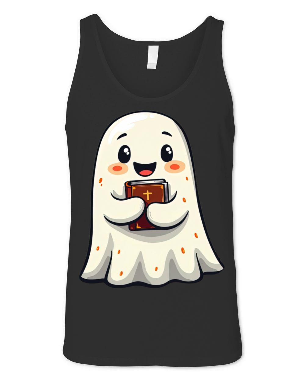 "Vintage Spooky Holy Ghost Halloween Shirt Unisex Jersey Tank