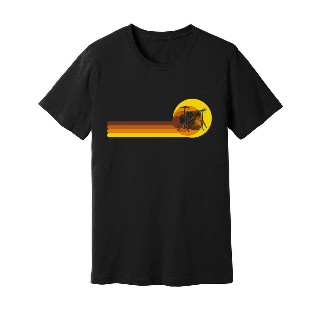 Drummer drums accessories drummer music Vintage Unisex Jersey Tee