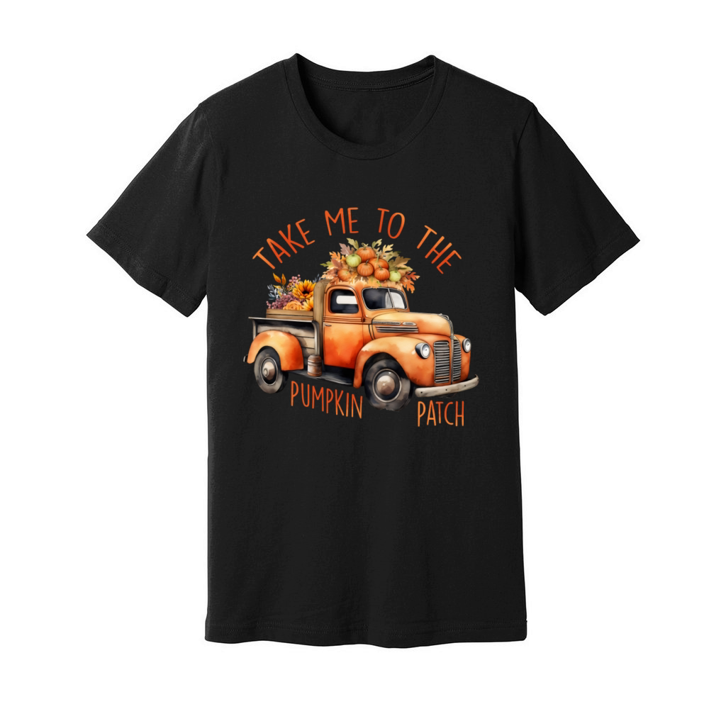 Take Me To The Pumpkin Patch - Fall Season Unisex Jersey Tee