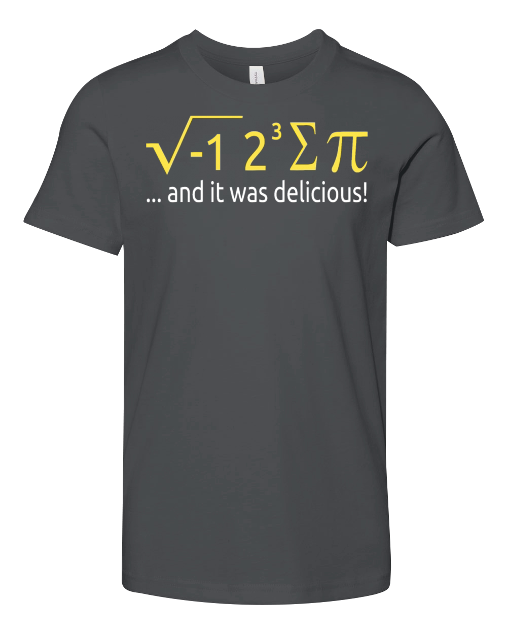 I Ate Some Pie And It Was Delicious 8 Pi Day 2BK10 Youth Unisex Jersey Tee