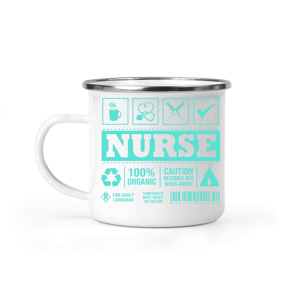 Nursing Facts Healthcare Registered Nurse For Men Camping Mug