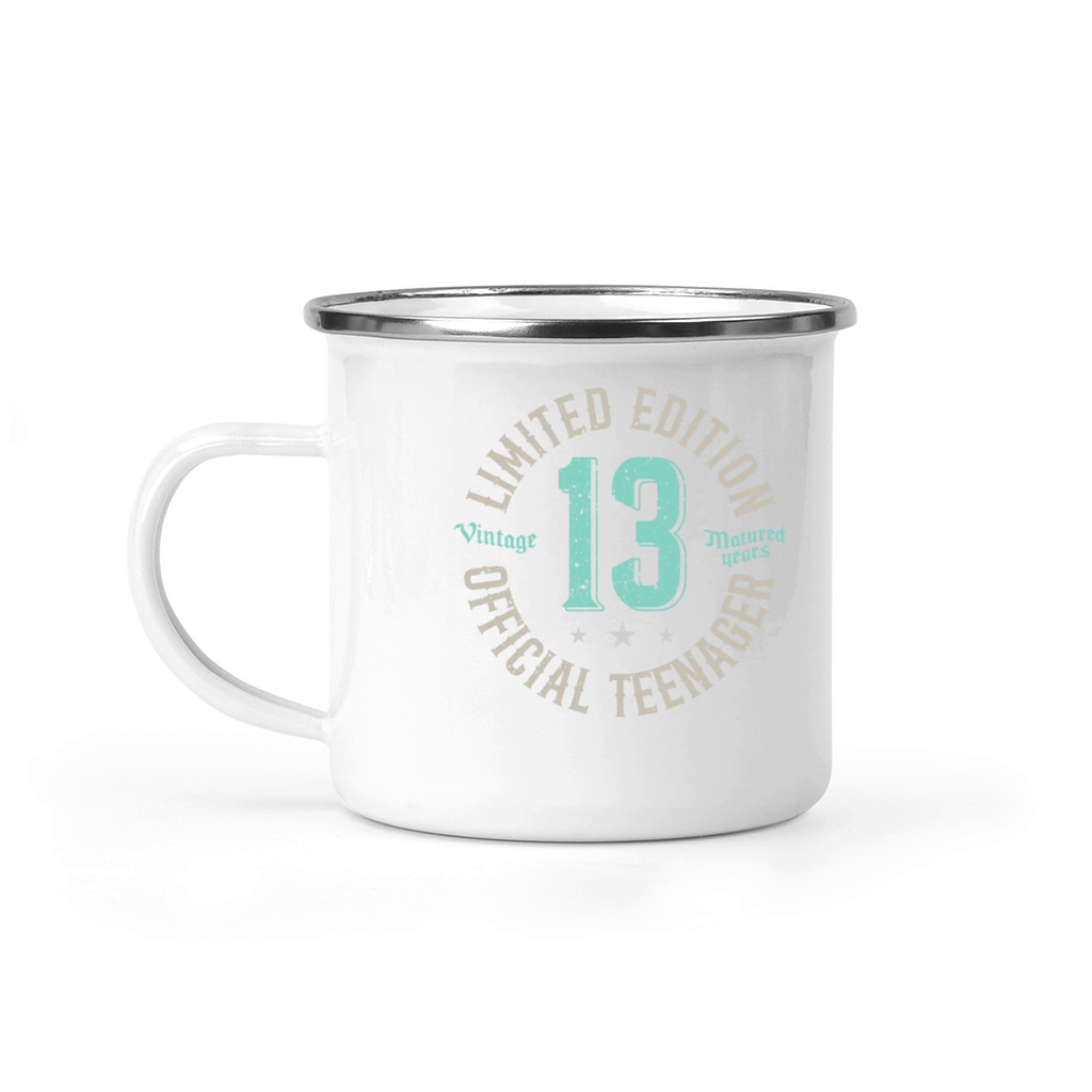 Vintage Official Teenager 13th Birthday Gifts 13 Camping Mug