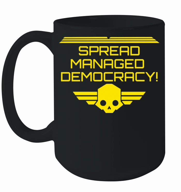 Funny Helldivers quote Ceramic Mug