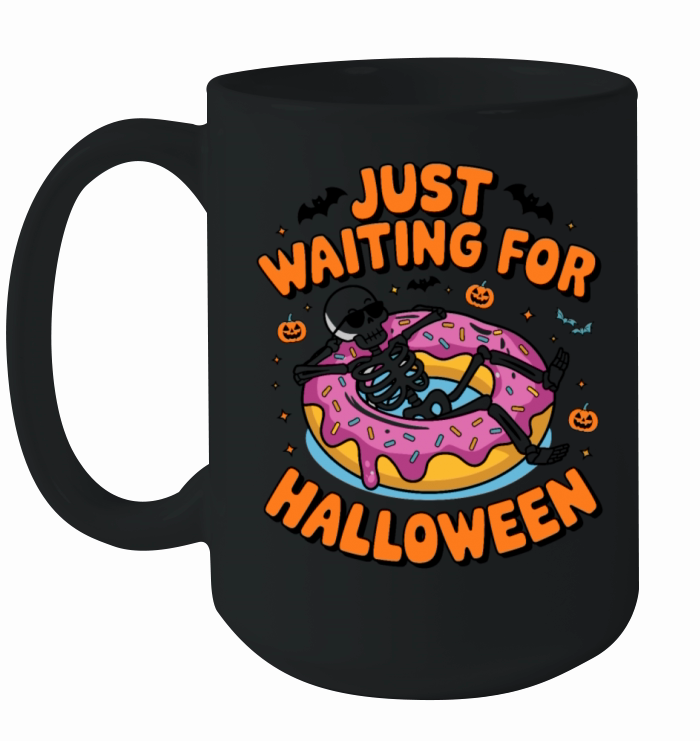 just waiting for halloween Ceramic Mug