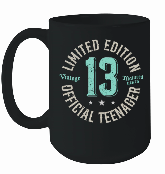 Vintage Official Teenager 13th Birthday Gifts 13 Ceramic Mug