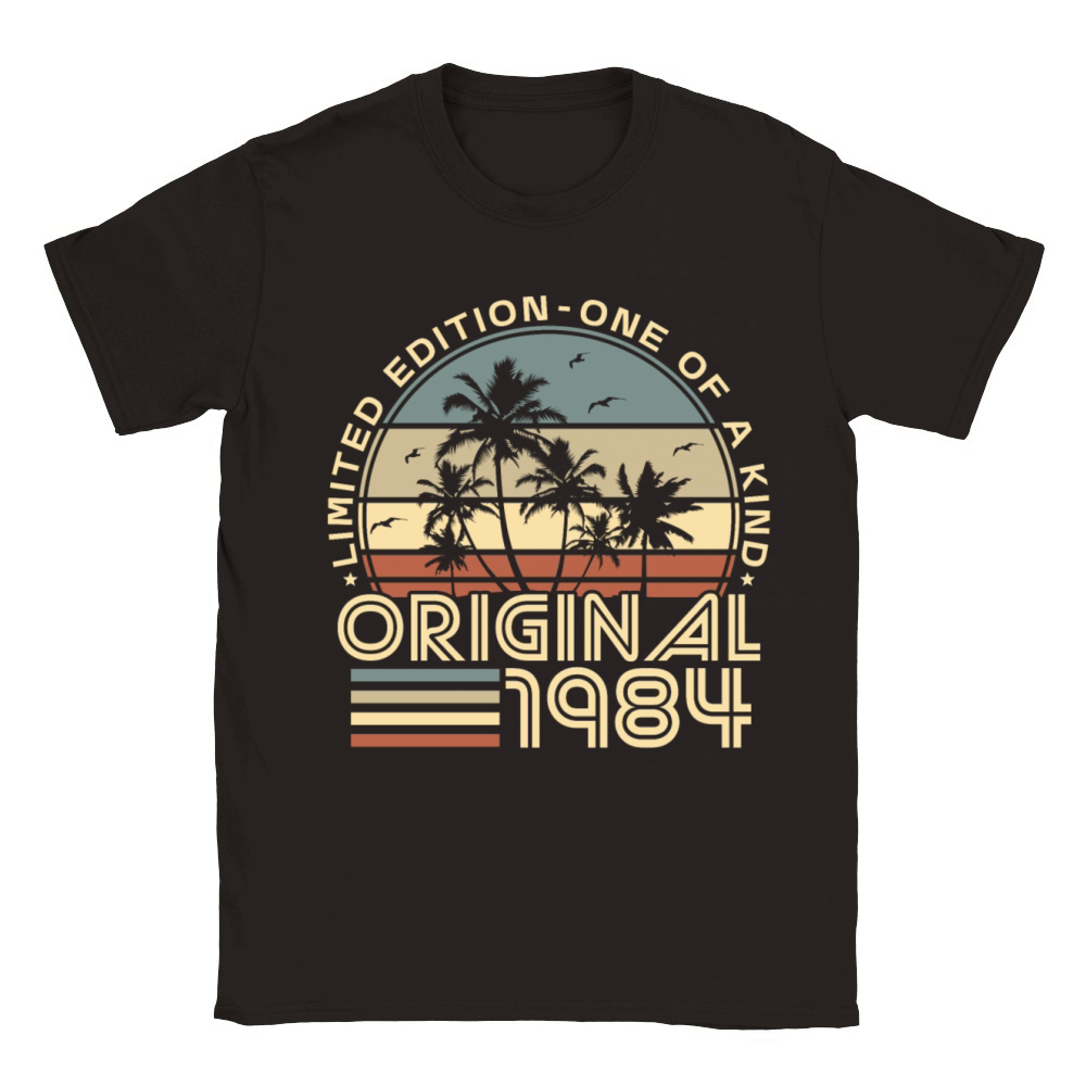 Vintage 1984 Retro 40th Birthday Classic Kids Crewneck T-shirt