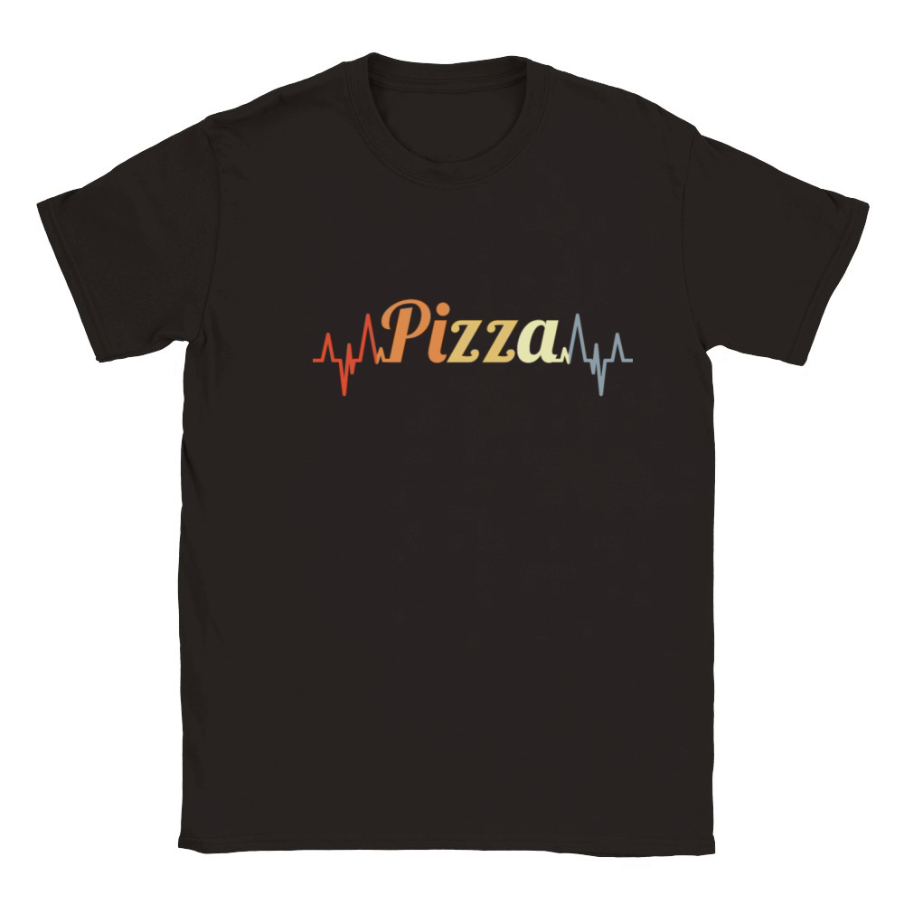 Vintage Pizza Heartbeat Classic Kids Crewneck T-shirt