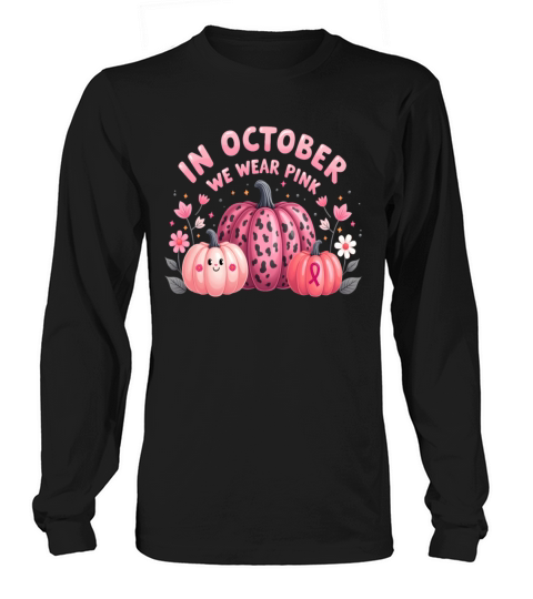 Breast Cancer Pink Awareness Design Long sleeved Unisex