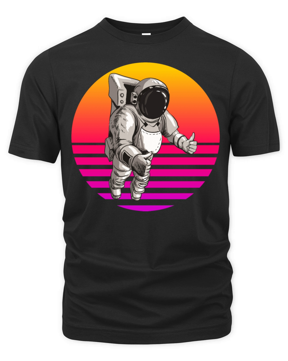 Astronaut Stargazers Space Lover Retro Vintage Organic Unisex T-shirt