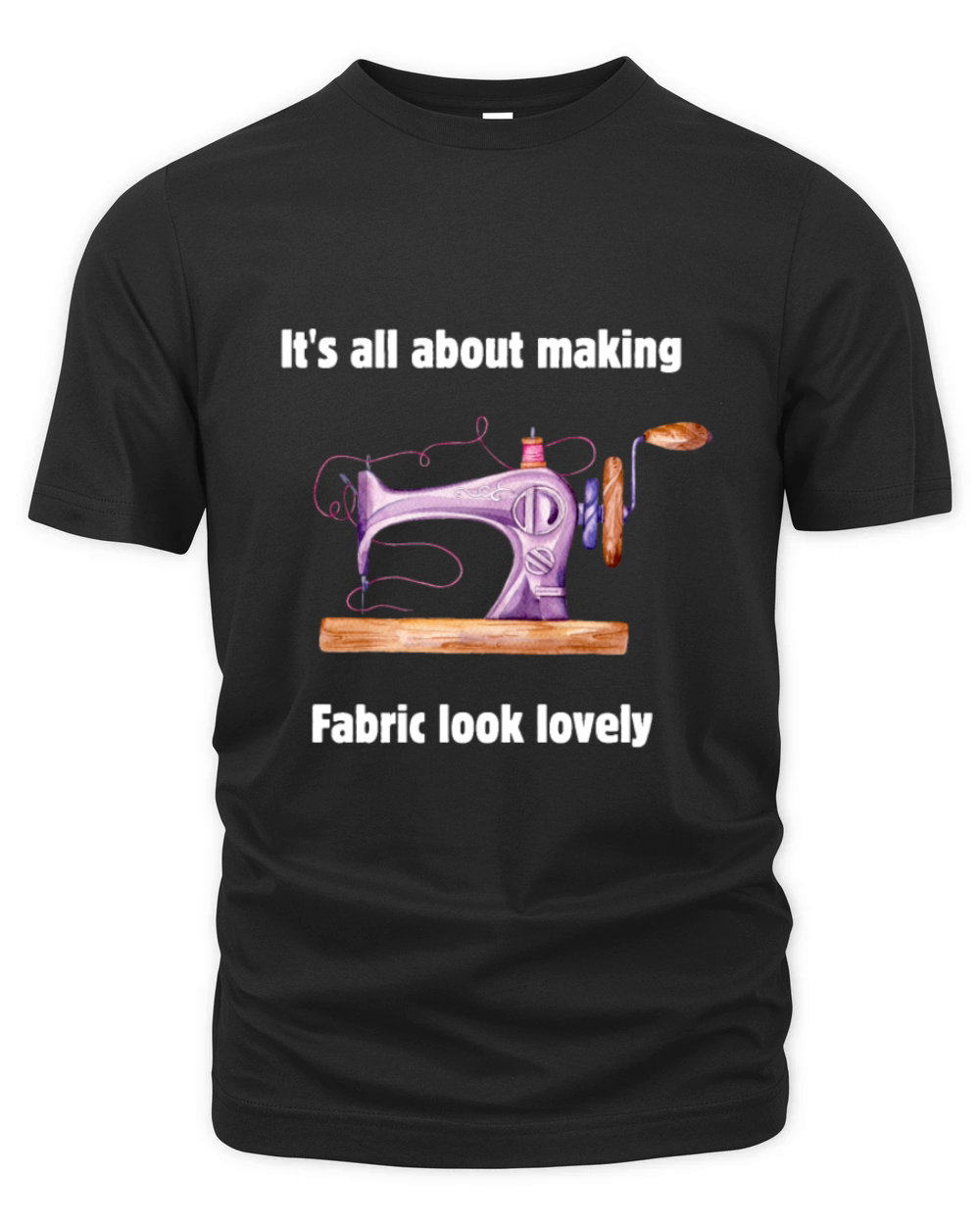 Its all about making fabric look lovely Organic Unisex T-shirt