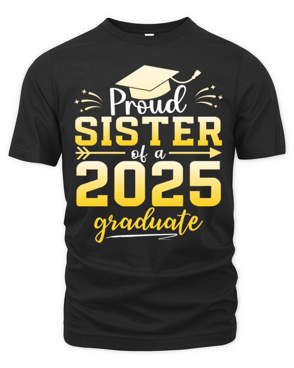 Proud Sister Of A Class Of 2025 Graduate Organic Unisex T-shirt
