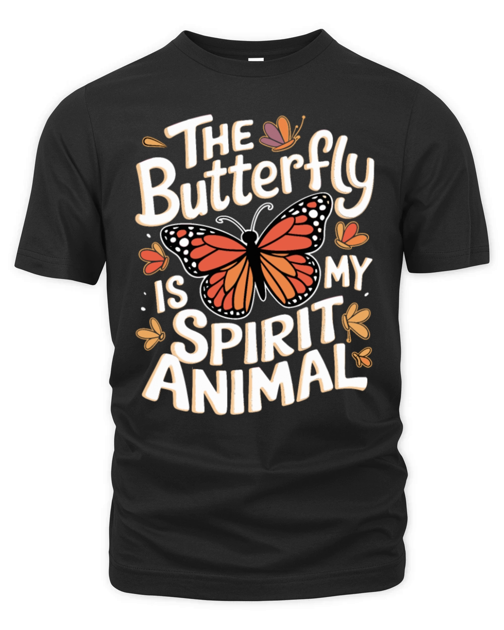 The Butterfly Is My Spirit Animal Organic Unisex T-shirt