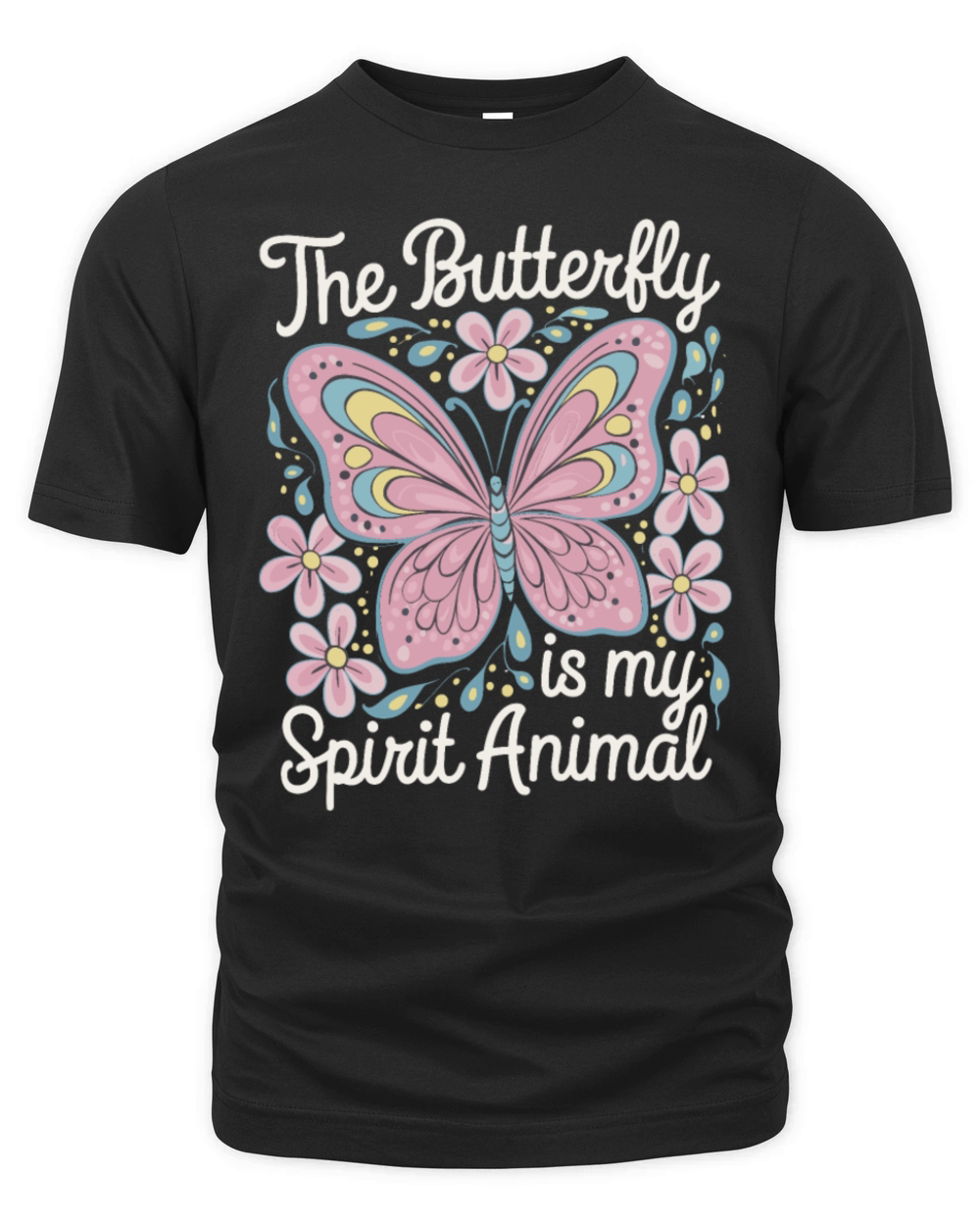 The Butterfly Is My Spirit Animal Organic Unisex T-shirt
