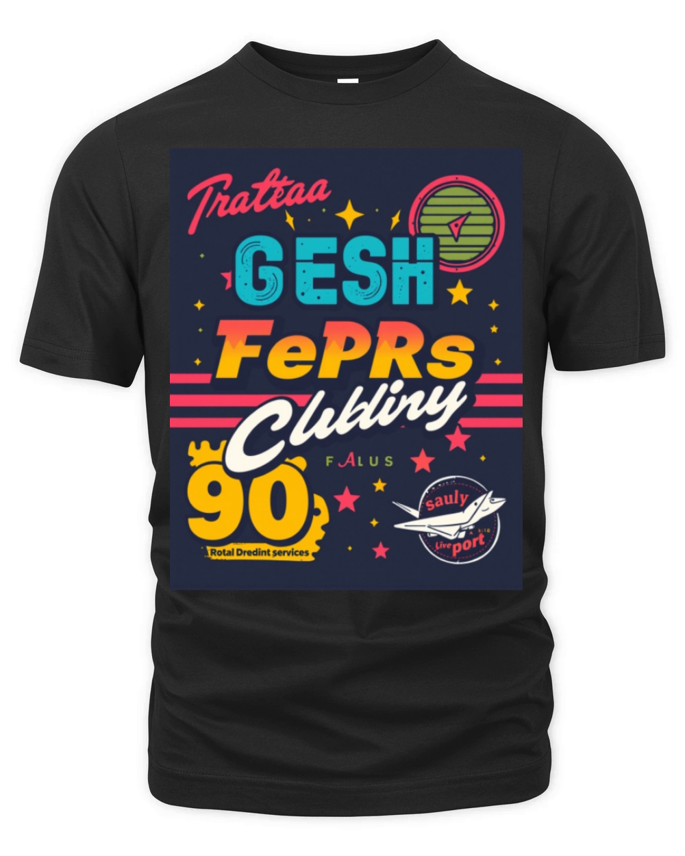 Vintage-inspired t-shirt design featuring retro Organic Unisex T-shirt