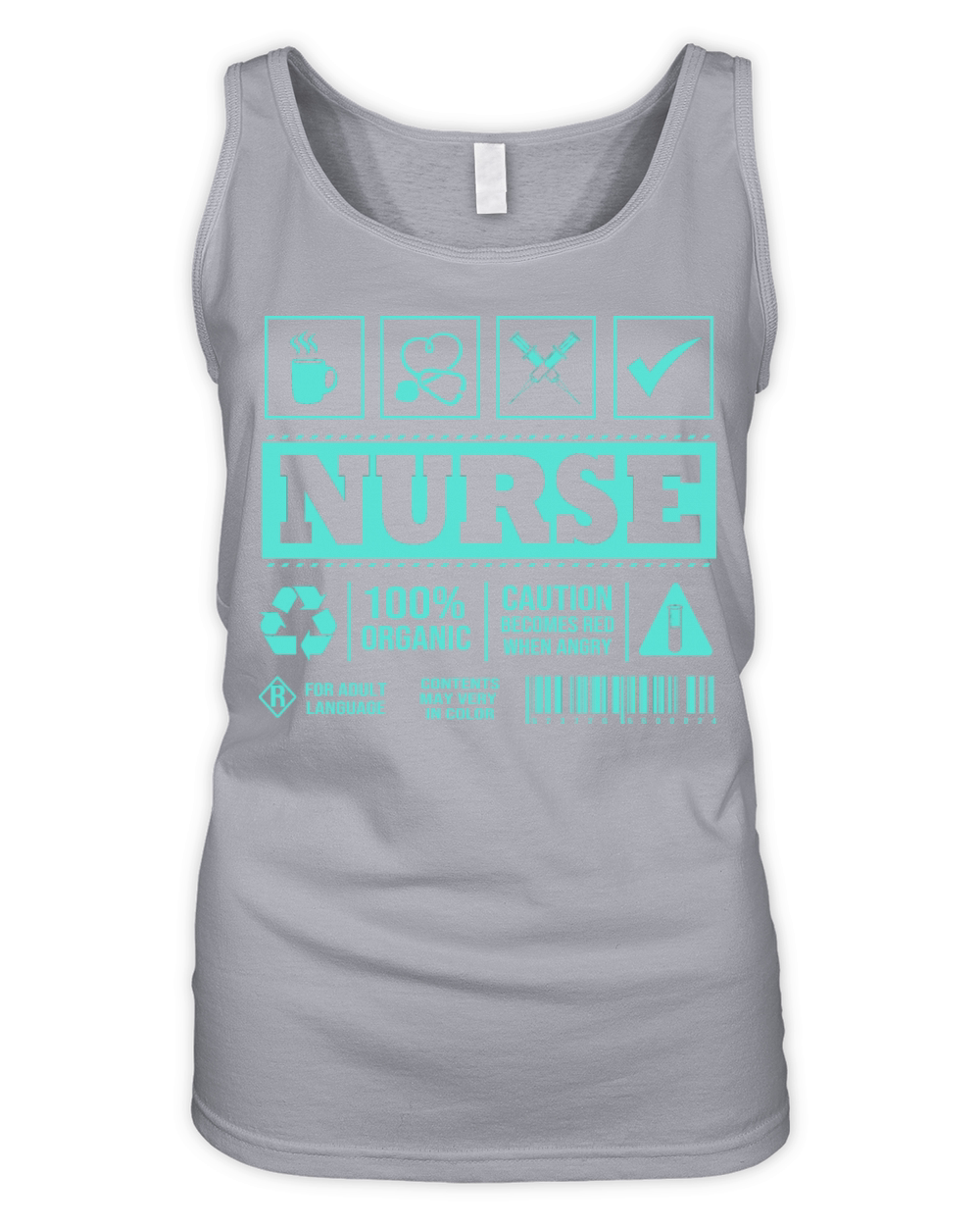 Nursing Facts Healthcare Registered Nurse For Men Organic Women's Tank Top