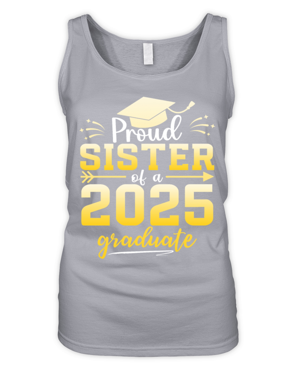 Proud Sister Of A Class Of 2025 Graduate Organic Women's Tank Top