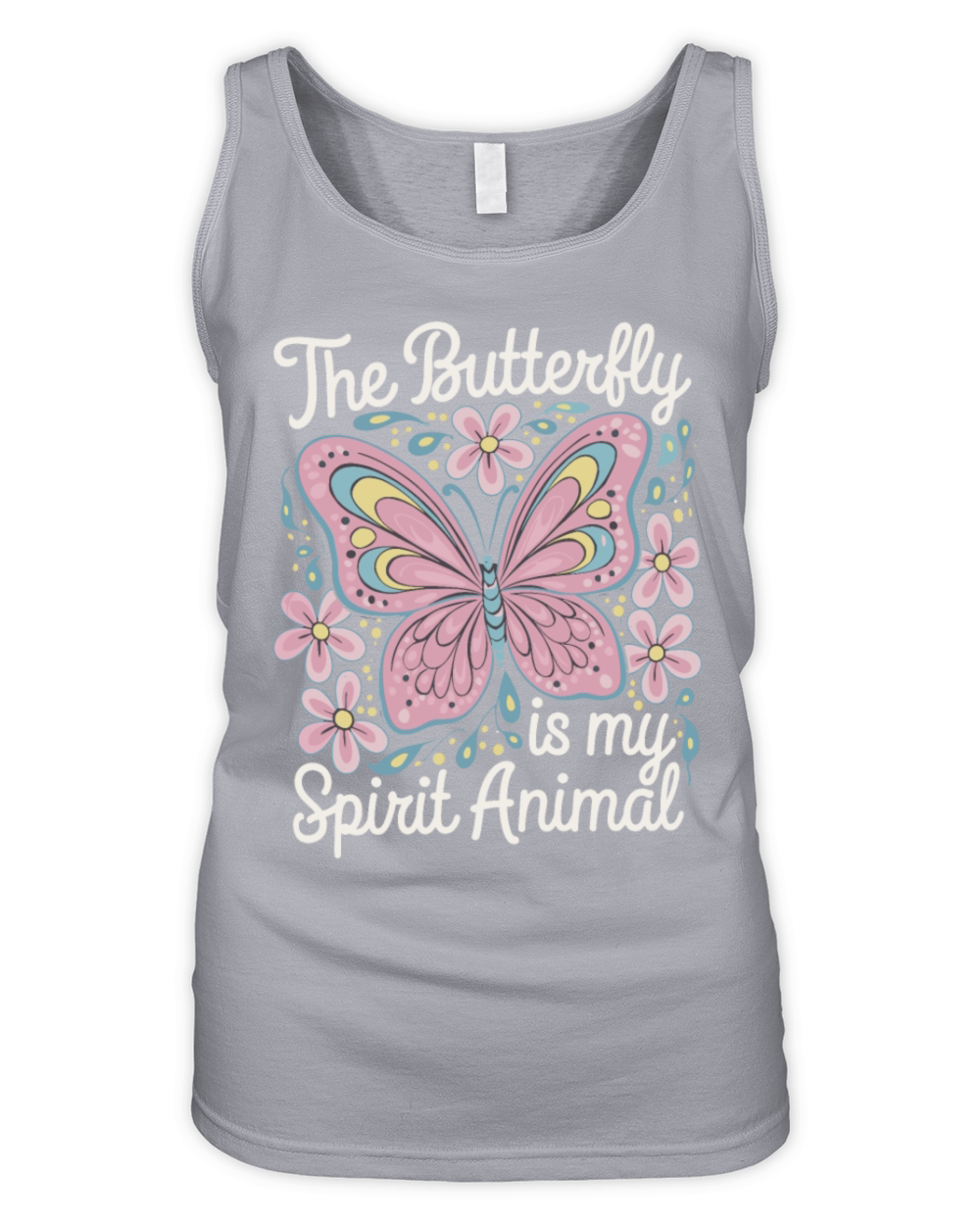 The Butterfly Is My Spirit Animal Organic Women's Tank Top