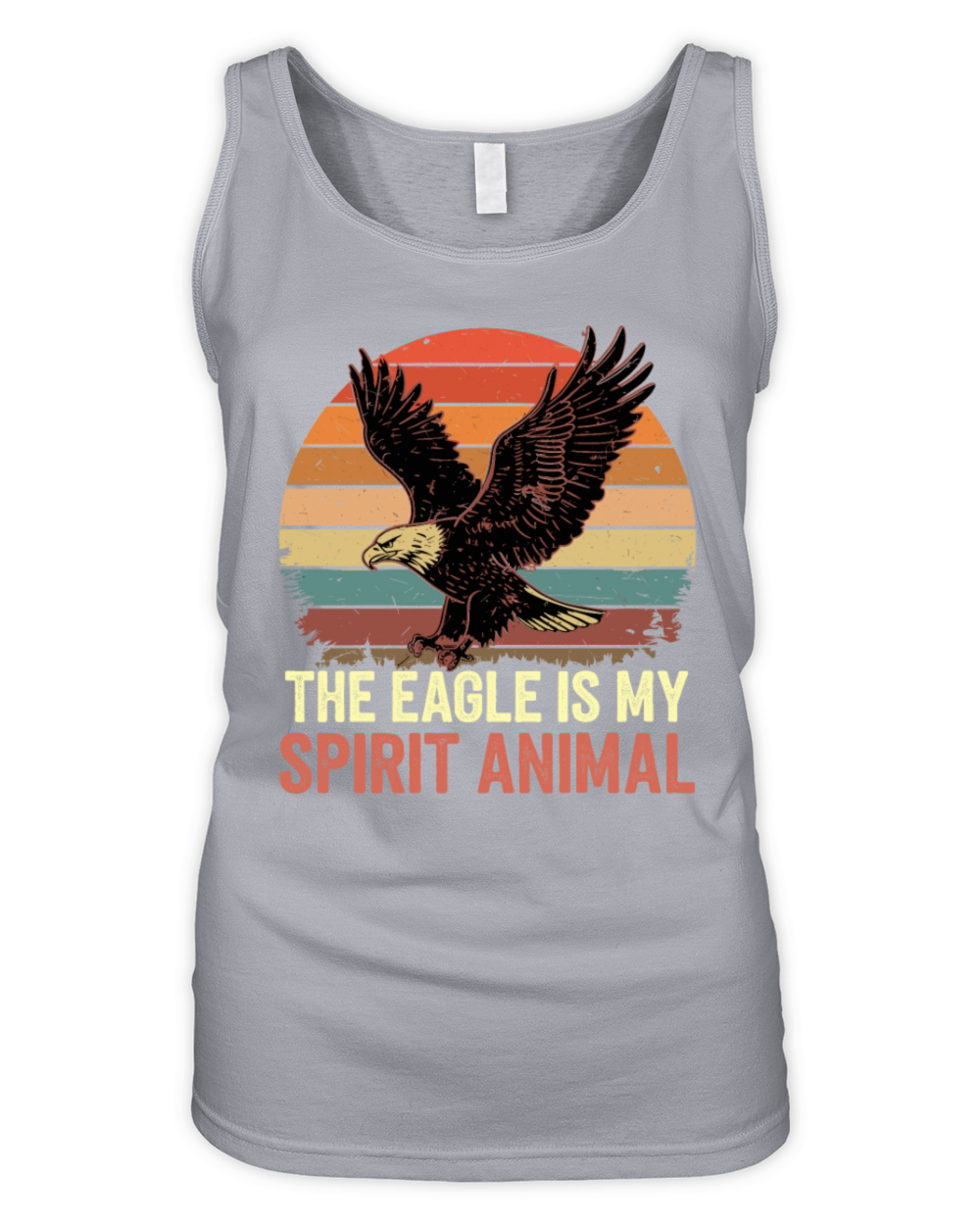 The Eagle Is My Spirit Animal Organic Women's Tank Top
