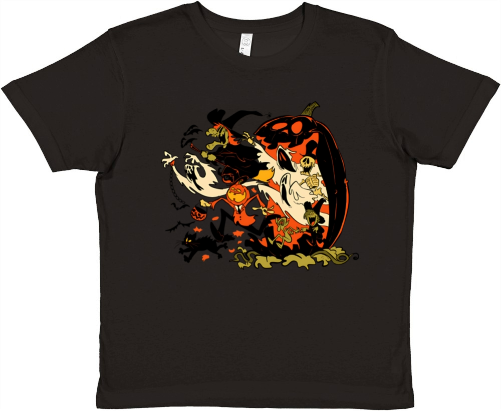 A Hallows Eve Jamboree Premium Kids Crewneck T-shirt