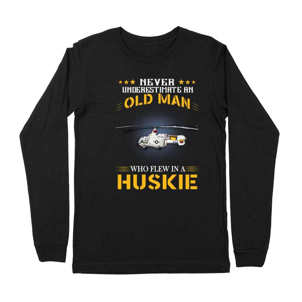 kaman hh 43 huskie helicopter Premium Long Sleeve