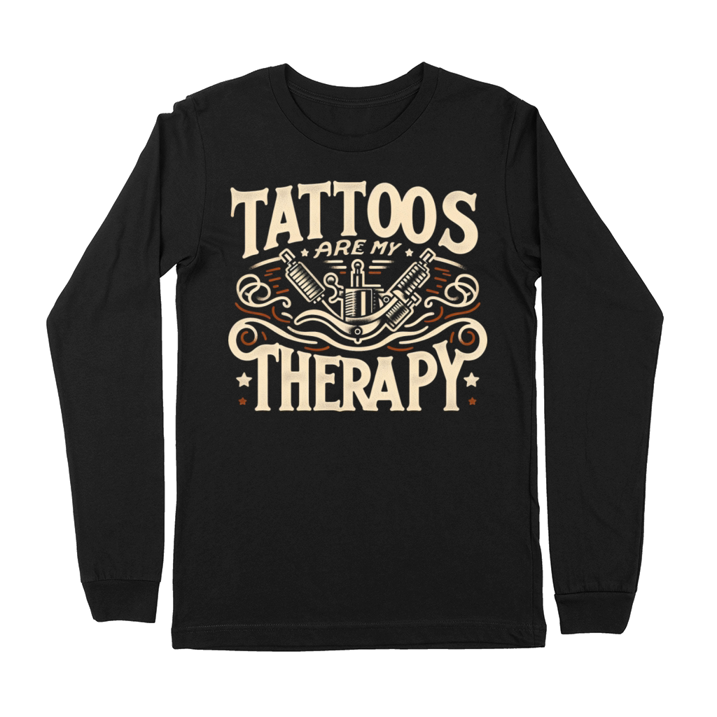Tattoos Are My Therapy 9 Premium Long Sleeve