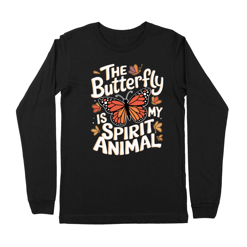 The Butterfly Is My Spirit Animal Premium Long Sleeve