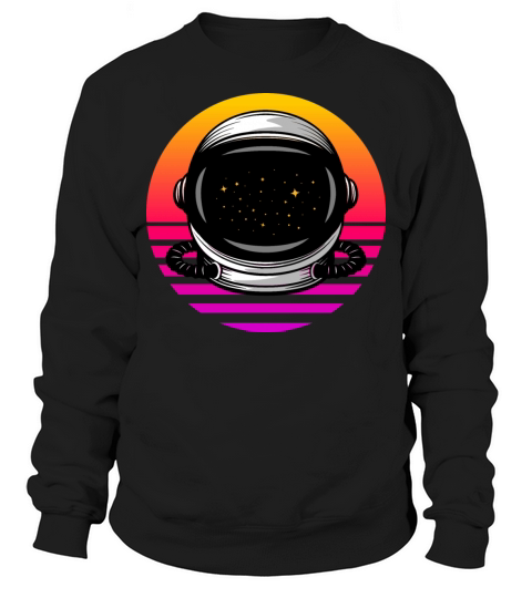 Astronaut Stargazers Space Lover Retro Vintage Sweatshirt Unisex