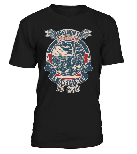 Rebellion to tyrants is obedience to God vintage T-Shirt Unisex