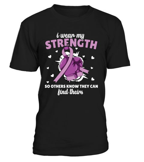 Violence awareness purple ribbon shirt design T-Shirt Unisex