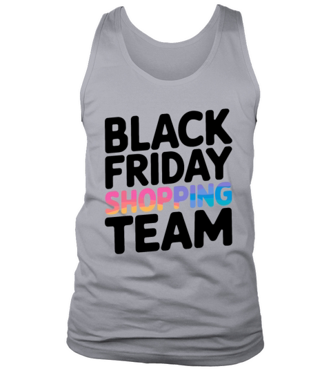 Black Friday Shopping Team Tank Top Unisex