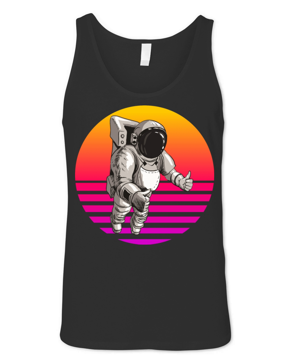 Astronaut Stargazers Space Lover Retro Vintage Unisex Jersey Tank